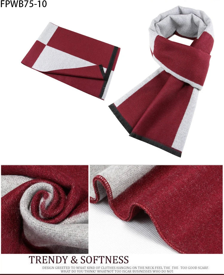 Cachecol Masculino Xadrez — Estilo e Conforto para os Dias Frios
