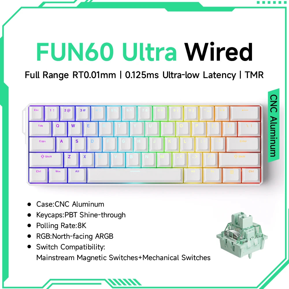 Teclado Mecânico com Switch Magnético