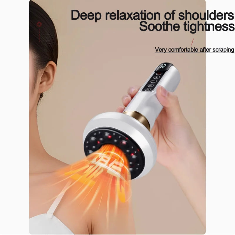 Massageador Elétrico com Ventosa e Aquecimento