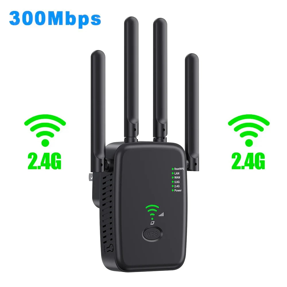 Repetidor Wi-Fi 1200 Mbps Dual Band 2.4G e 5G