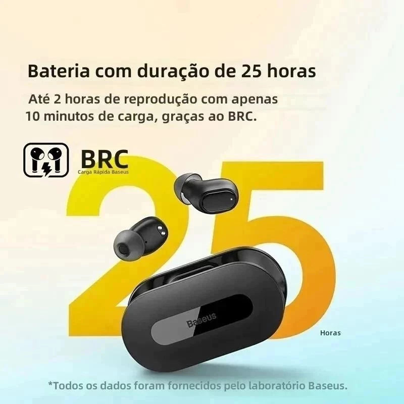 Fone Bluetooth Baseus Bowie EZ10 TWS