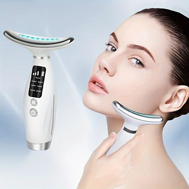 Aparelho de Beleza Facial com Luz Colorida