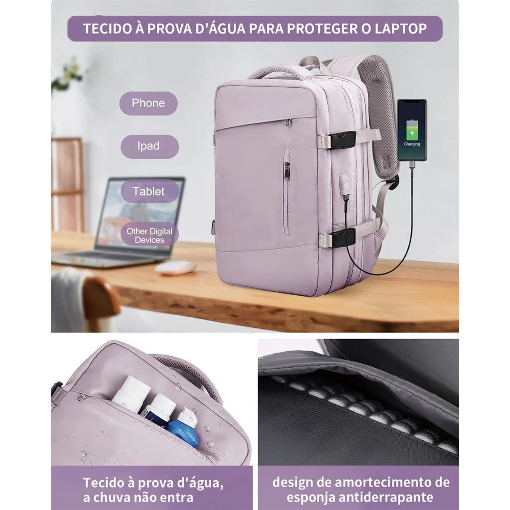 Mochila de Viagem Aprovada para Avião