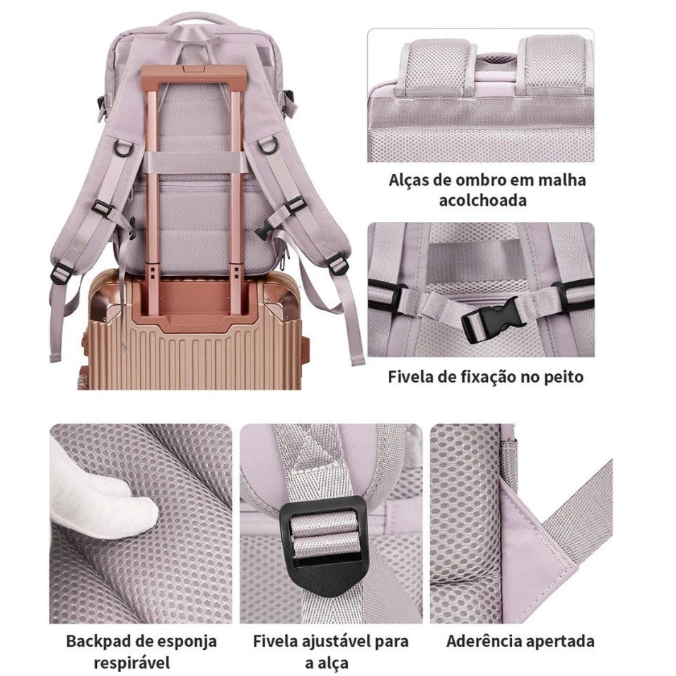 Mochila de Viagem Aprovada para Avião