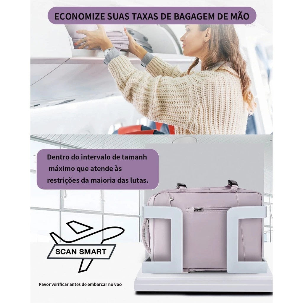 Mochila de Viagem Aprovada para Avião