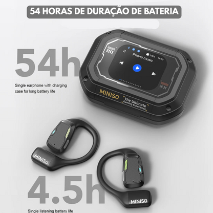 Fone de Ouvido Tradutor à Prova d’Água Longa Duração de Bateria