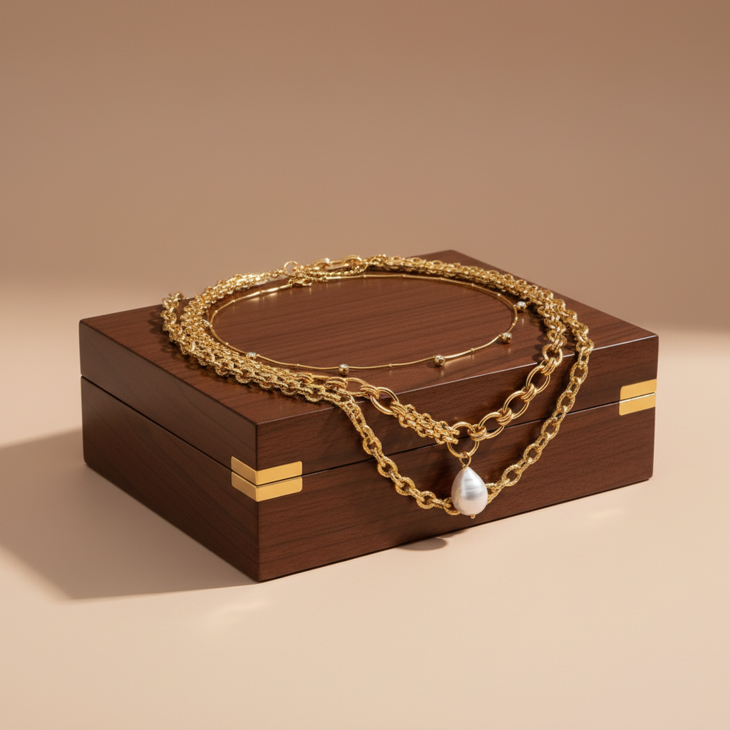 Kit Conjunto Colar com Pérola