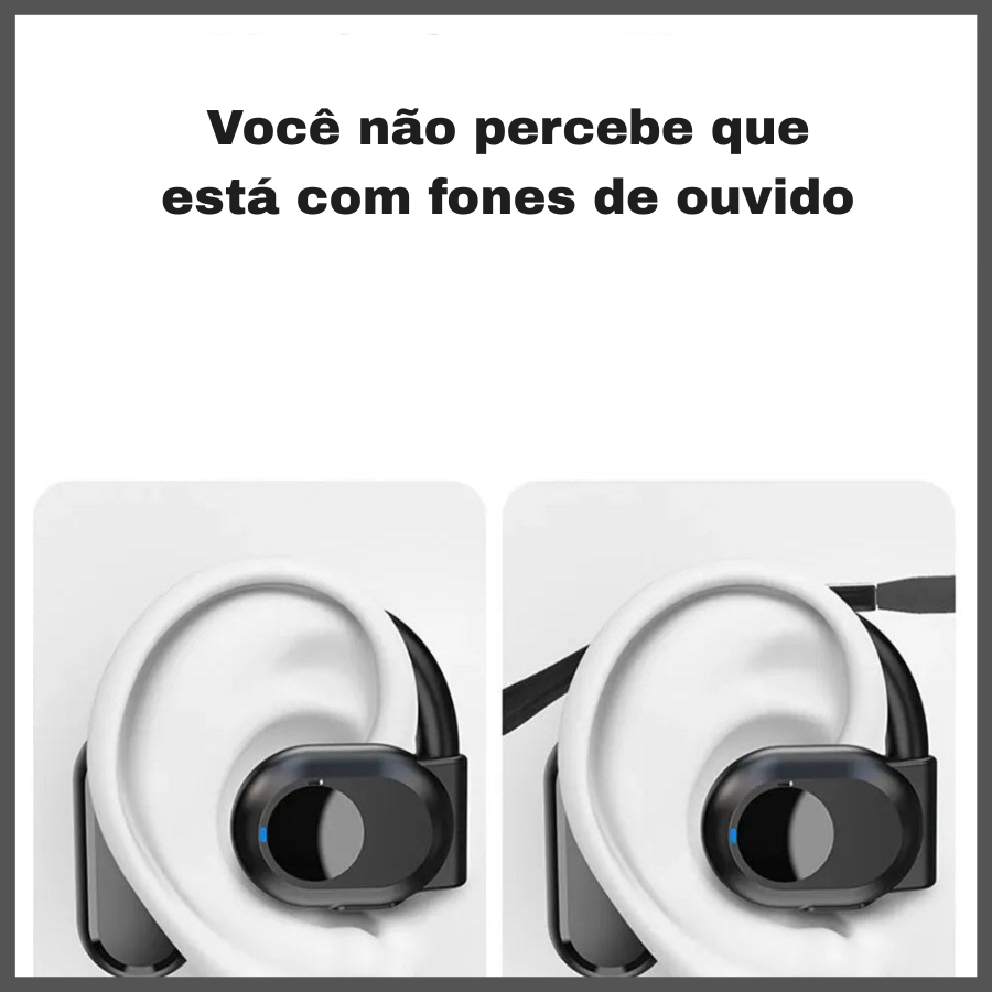 Bone Conduction Headphones Bluetooth Wireless Headphones with Mic Noise Cancelling and Handsfree