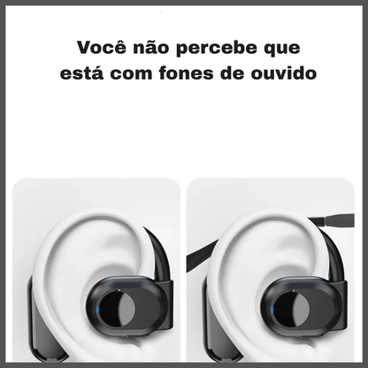 Bone Conduction Headphones Bluetooth Wireless Headphones with Mic Noise Cancelling and Handsfree