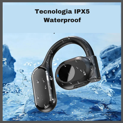 Bone Conduction Headphones Bluetooth Wireless Headphones with Mic Noise Cancelling and Handsfree