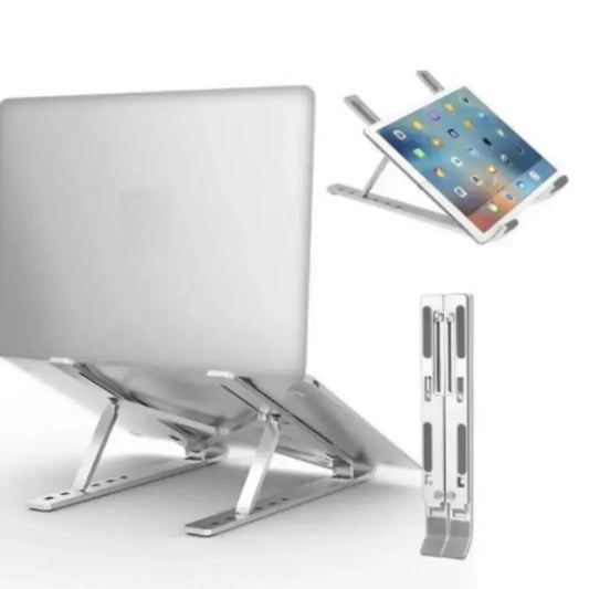 Suporte De Alumínio Ajustável Para Notebook