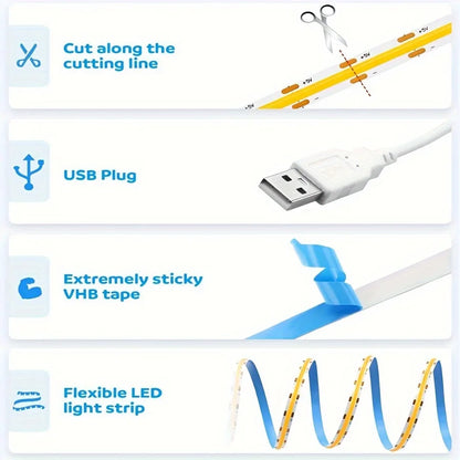 Fita LED com Sensor Touch – Regulável, USB