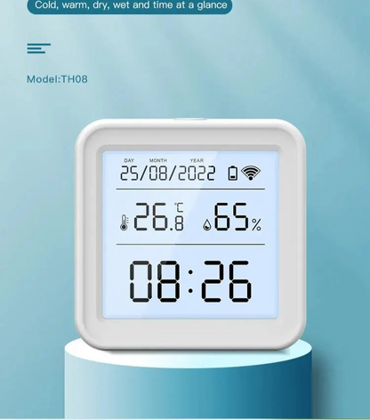 Smart Thermometer Humidity Sensor Wi-Fi