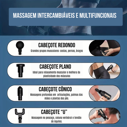 Massageador Muscular  Pistola Portátil