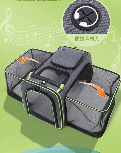Bolsa de Transporte Pet  Dobrável  e Expansível