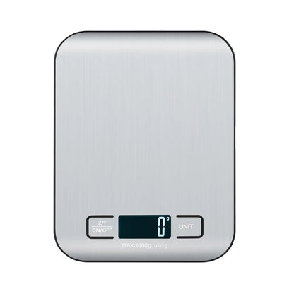 Balança Digital de Cozinha 1g a 10kg com Alta Precisão e Plataforma de Aço Inox