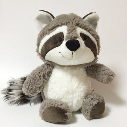 Bicho de Pelúcia de Guaxinim 25-35cm – Brinquedo de Pelúcia Macio e Fofo, Almofada para Crianças, Bebês