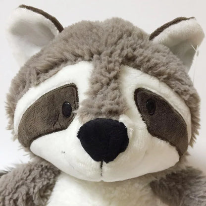 Bicho de Pelúcia de Guaxinim 25-35cm – Brinquedo de Pelúcia Macio e Fofo, Almofada para Crianças, Bebês
