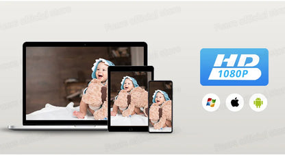 Camera WiFi Inteligente com Suporte Ajustável 4K 8MP  –  Rastreamento AI e Armazenamento de Até 128GB