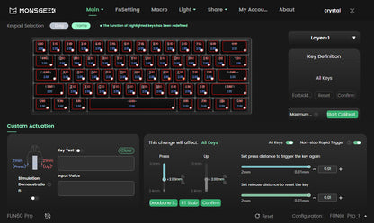 Teclado Mecânico  com Switch Magnético