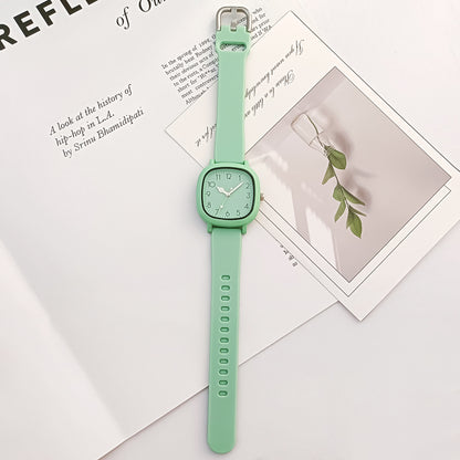 Relógio Quartz com Pulseira de Silicone