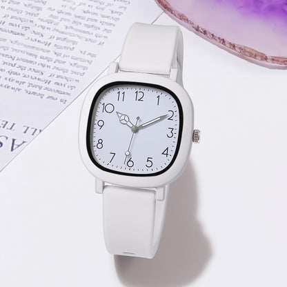 Relógio Quartz com Pulseira de Silicone