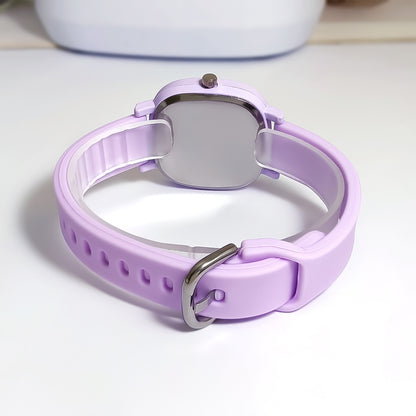 Relógio Quartz com Pulseira de Silicone