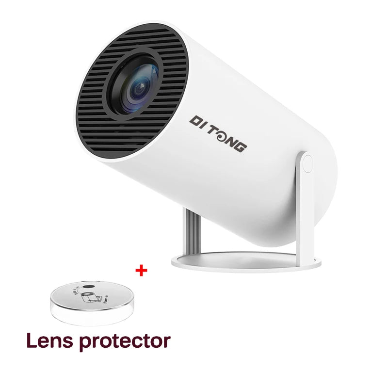 Projetor 4K Portátil  HY300 Plus foco eletrônico remoto  Bluetooth