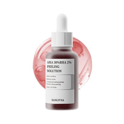 Sérum Facial AHA + BHA + Niacinamida & Hexapeptídeo – Esfoliante e Rejuvenescedor