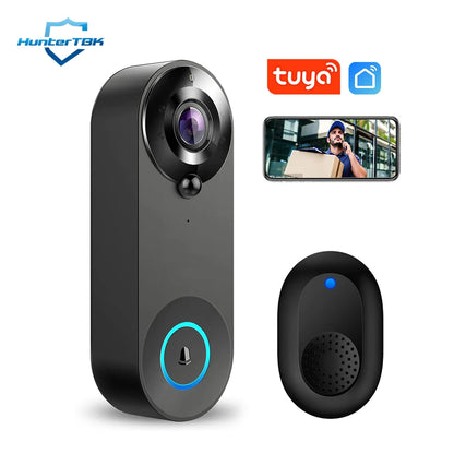 Campainha de Vídeo WiFi Inteligente 1080P Detecção de Movimento