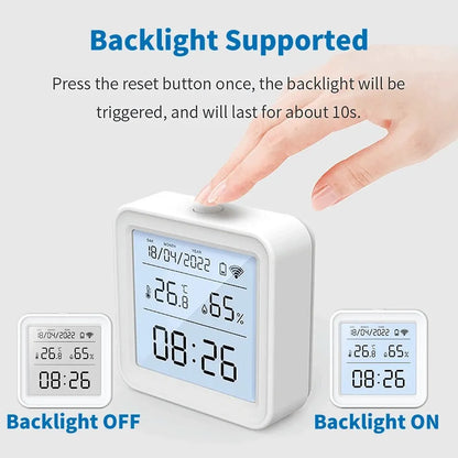 Smart Thermometer Humidity Sensor Wi-Fi