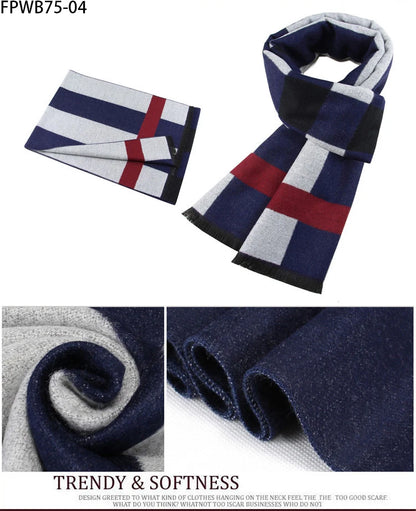 Cachecol Masculino Xadrez — Estilo e Conforto para os Dias Frios