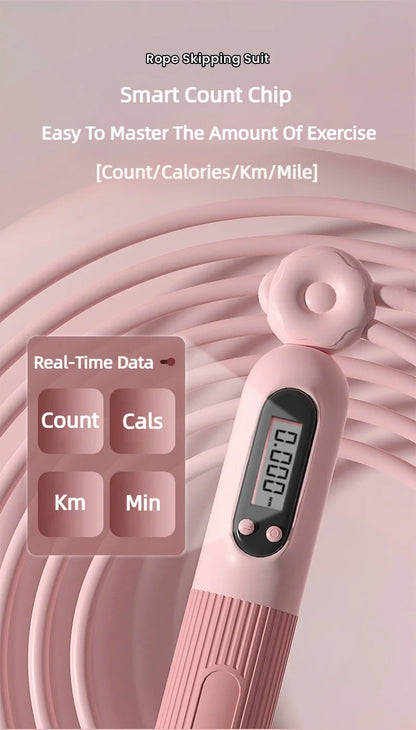 Corda de Pular Inteligente com Contador de Calorias