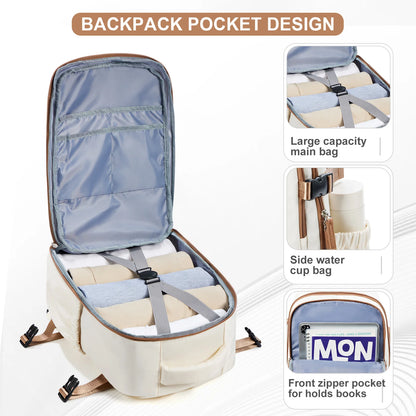 Mochila de Viagem  – 40x30x20cm  Leve, Resistente e com Compartimento para Notebook 15.6