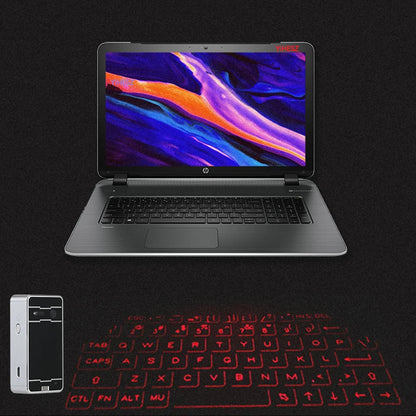 Projetor de Teclado Sem Fio Teclado Bluetooth