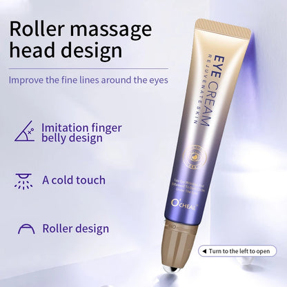 O'CHEAL Creme para Olhos com Esfera Roller – Anti-Idade & Anti-Olheiras