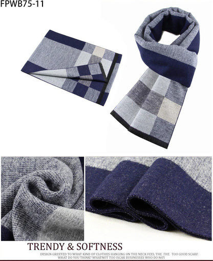 Cachecol Masculino Xadrez — Estilo e Conforto para os Dias Frios