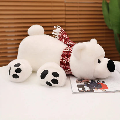 Bicho de Pelúcia de Urso Polar Realista – 28cm/43cm