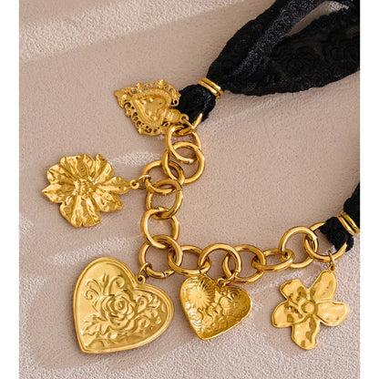 Colar Lace Preto