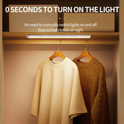Luz LED com Sensor de Movimento USB Recarregável – Iluminação Sem Fio