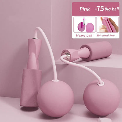 Corda de Pular Sem Fio com Bola Pesada - Fitness e Treinamento Aeróbico