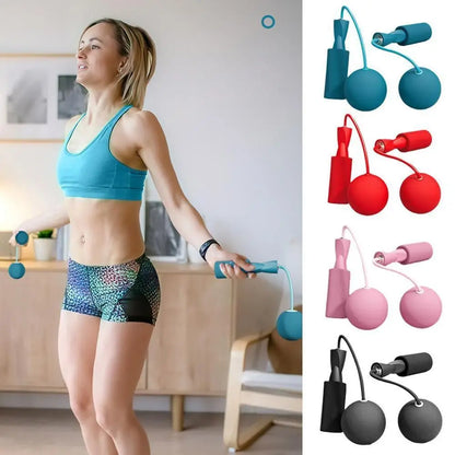 Corda de Pular Sem Fio com Bola Pesada - Fitness e Treinamento Aeróbico