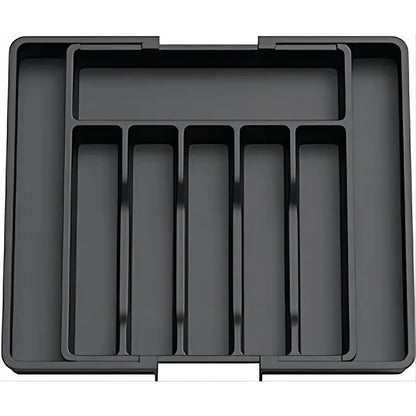 Expandable Cutlery Organizer - Adjustable Tray for Kitchen Drawers