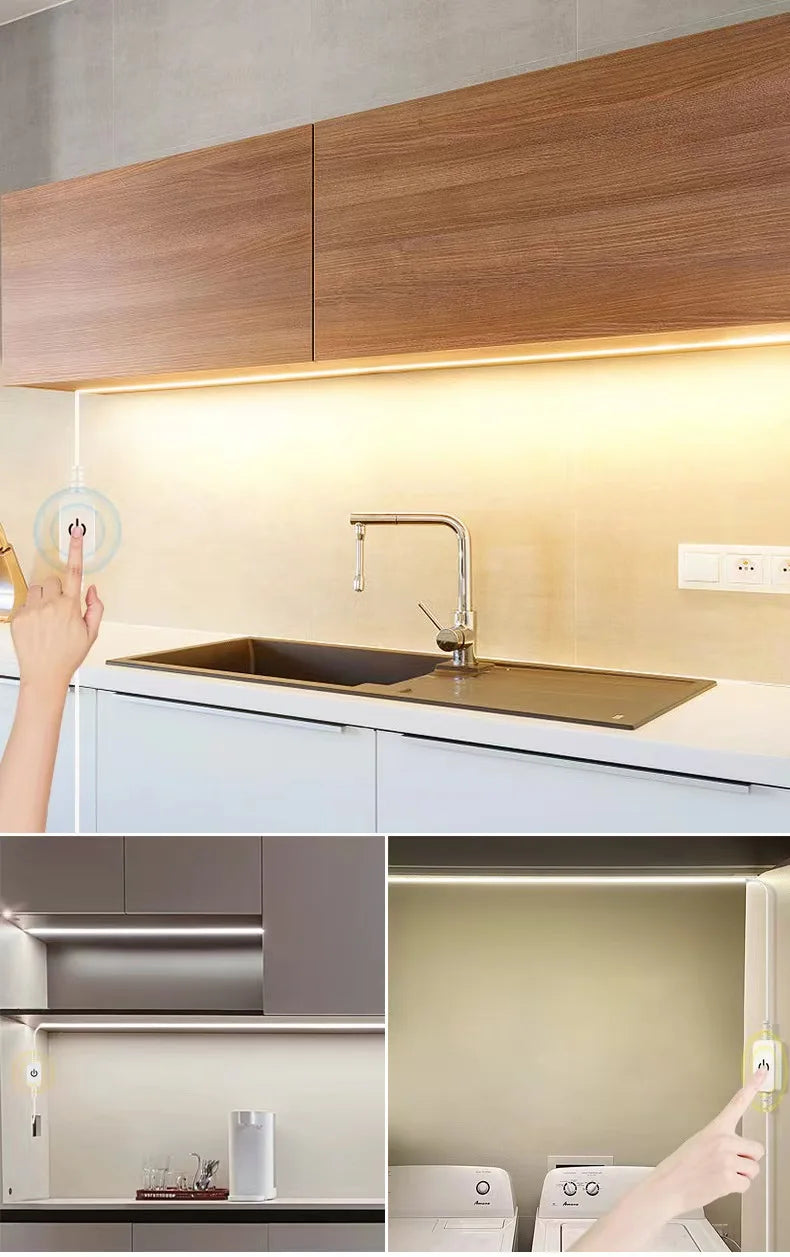 Fita LED com Sensor Touch – Regulável, USB