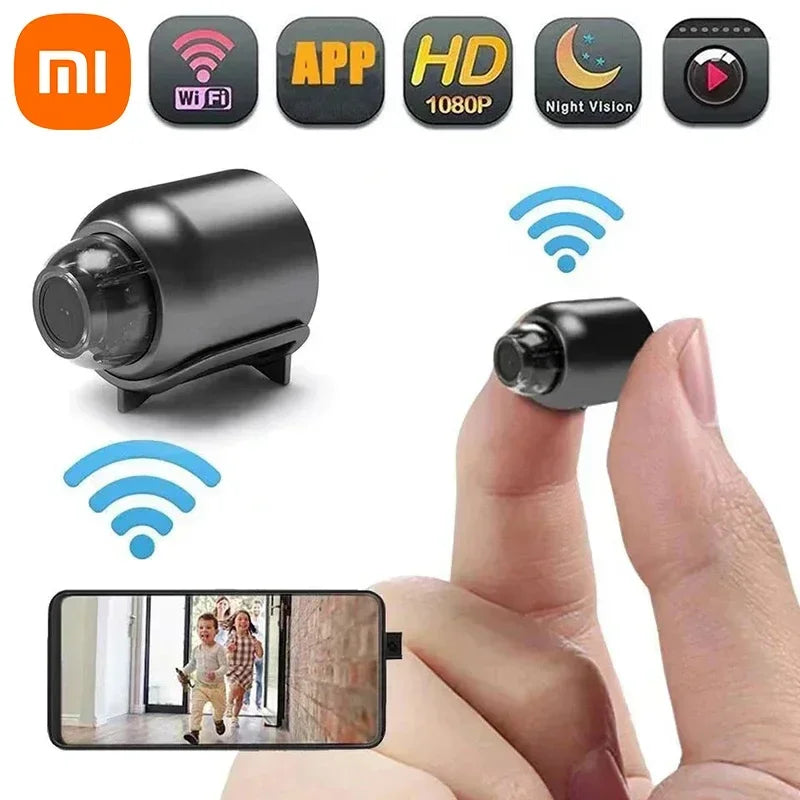Câmera  1080P HD Wi-Fi Movimento Visão Noturna Sem Fio