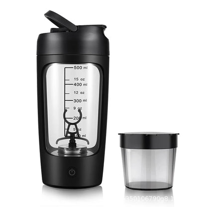 Copo Misturador Automático Portátil – 650ml, Recarregável, Ideal para Shakes de Proteína, Esportes e Fitness