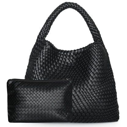 Bolsa Tote Trançada Grande