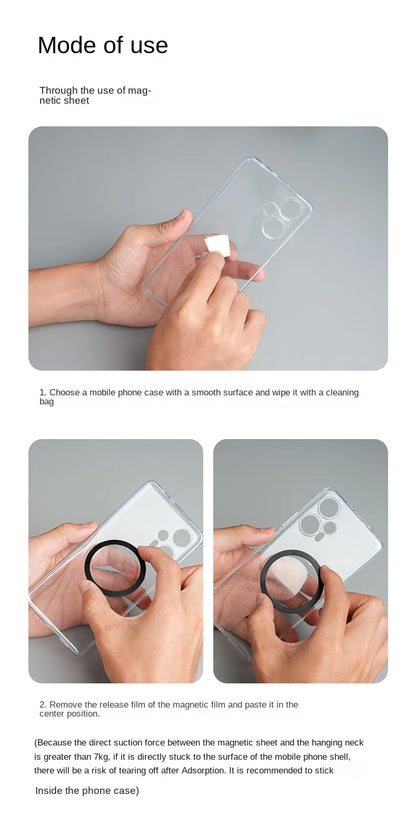 Suporte de Celular Magnético de Pescoço