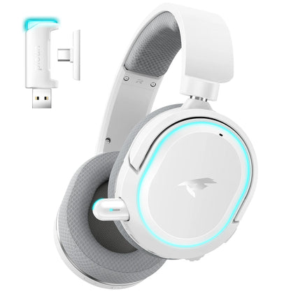 Fone de Ouvido Gamer Sem Fio  - 7.1 Surround, Bluetooth 5.3 e Alta Duração de Bateria
