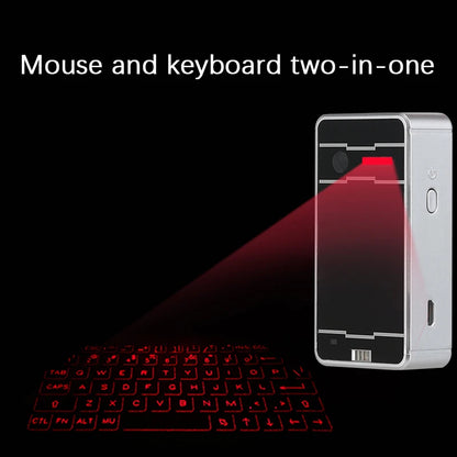 Projetor de Teclado Sem Fio Teclado Bluetooth